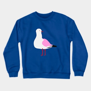 Pink Gull Standing Crewneck Sweatshirt